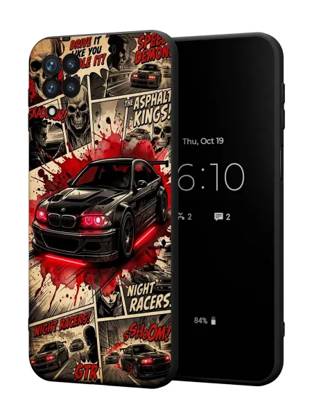 PBl store Чехол на Samsung A12 с принтом BMW gtr