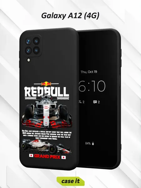 Case it Чехол на Samsung A12с принтом Red Bull