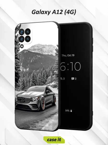 Case it Чехол на Samsung A12 с принтом Mercedes E-Class Coupe