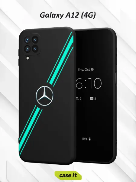 Case it Чехол на Samsung A12 с принтом Mercedes-AMG Petronas F1