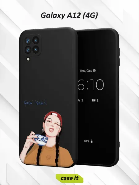 Case it Чехол на Samsung A12с принтом Kazakh Girls