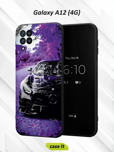 Case it Чехол на Samsung A12с принтом Mercedes