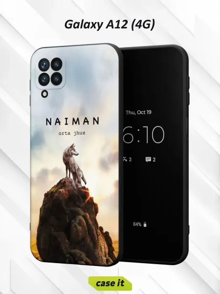 Case it Чехол на Samsung A12с принтом NAIMAN