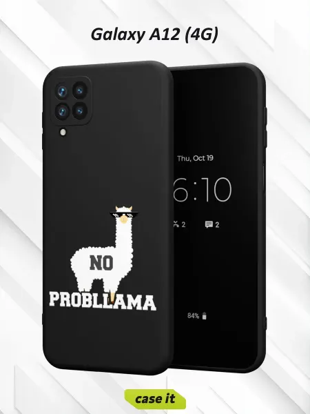Case it Чехол на Samsung A12с принтом Probllama