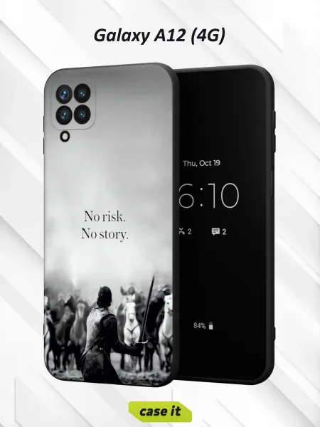 Case it Чехол на Samsung A12с принтом No risk