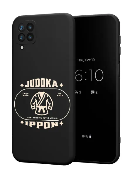 YG case Чехол на Samsung A12 с принтом Дзюдо