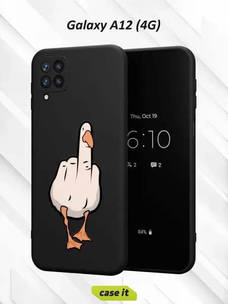 Case it Чехол на Samsung A12с принтом Гусь