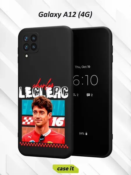 Case it Чехол на Samsung A12с принтом Шарль Леклер