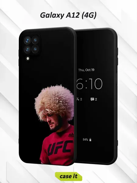 Case it Чехол на Samsung A12с принтом Хабиб Нурмагомедов
