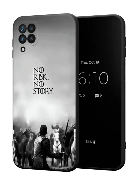 FACTORIA Чехол на Samsung A12 с принтом Надпись