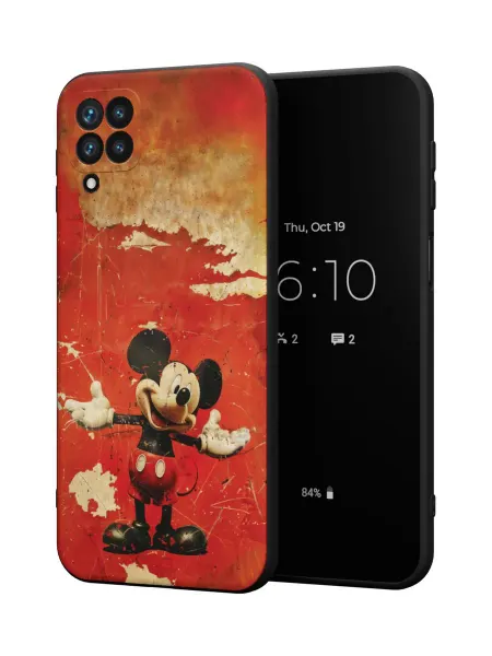 QuestCase Чехол на Samsung A12 с принтом Микки Маус