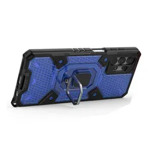 Противоударный чехол с Innovation Case с защитой камеры для Samsung Galaxy A13 (синий)