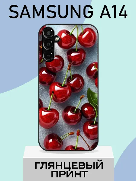 PlusPrint Чехол на Samsung A14 черешня