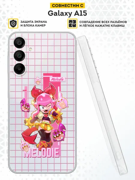 DesignOnCase Чехол на Samsung A15 с принтом Brawl Stars