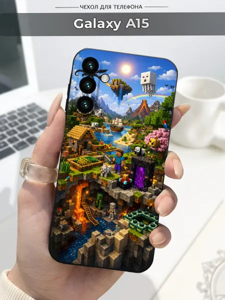 SLP Case Чехол на Samsung Galaxy A15 Майнкрафт