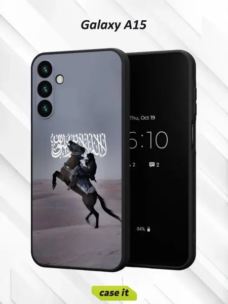 Case it Чехол на Samsung A15с принтом всадник на коне