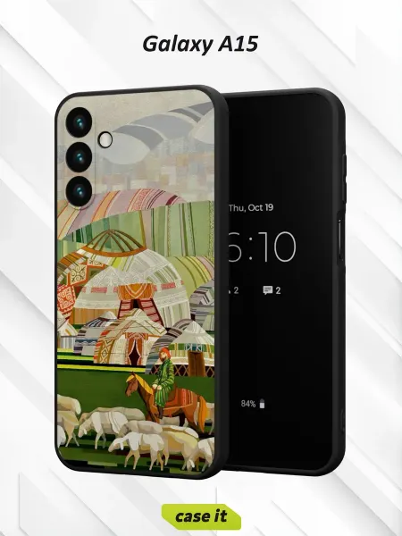 Case it Чехол на Samsung A15с принтом Степные истории