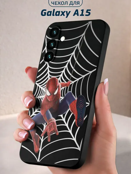 Infinity pick Чехол на Galaxy A15 с принтом Человек паук