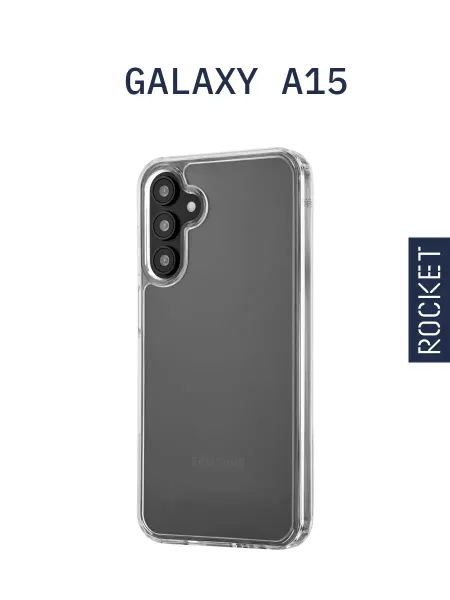 ROCKET Чехол на Samsung Galaxy A15 Prime, TPU+PC, прозрачный
