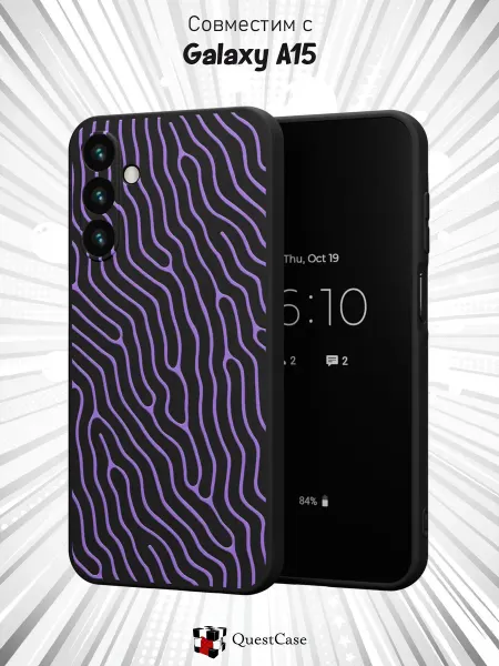 QuestCase Чехол на Samsung Galaxy A15 с принтом Абстракция