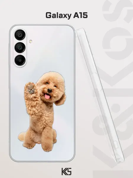 Варибрус Чехол на Samsung A15 с принтом Пудель