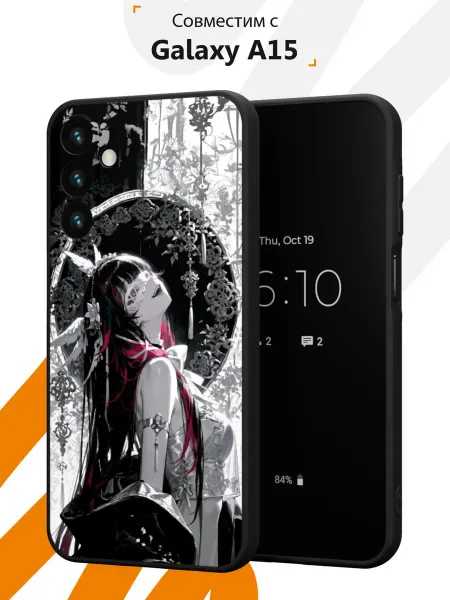 Мобилиус Чехол на Samsung A15 с принтом Геншин