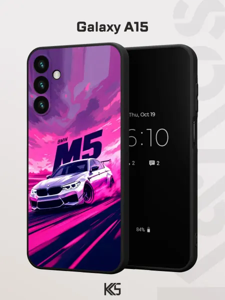 Варибрус Чехол на Samsung A15 с принтом БМВ М5