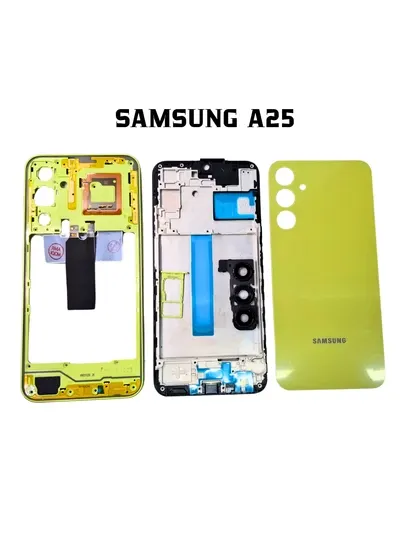Корпус Samsung A25 комплект: задняя крышка, рамка, лоток SIM, стекло камеры, кнопки