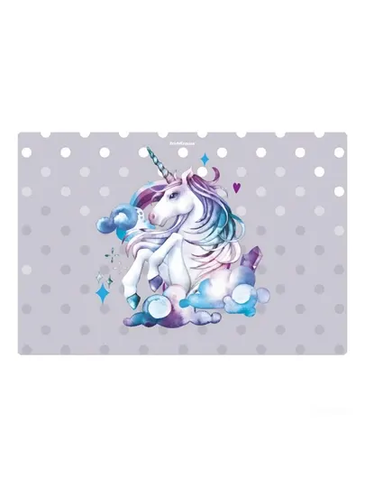 Подкладка настольная Erich Krause "Dream Unicorn", пластик, A3