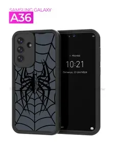 Чехол на Samsung Galaxy A36 / Самсунг Галакси А36 с принтом, Паук