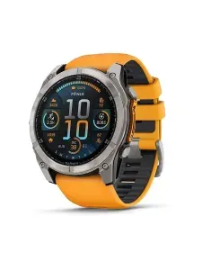 Умные часы для спорта Garmin Fenix 8 AMOLED Sapphire, оснащены динамиком и микрофоном, 51mm