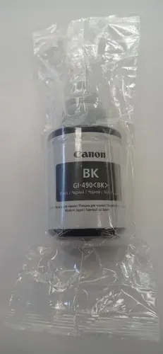Чернила Canon GI-490BK (без коробки), для Canon G1400,G1410,G1411;G2400 черный, 6000 стр.
