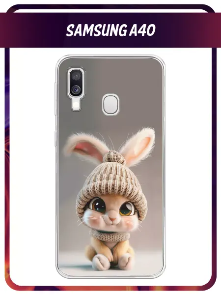 Samsung Чехол на A40 кролик