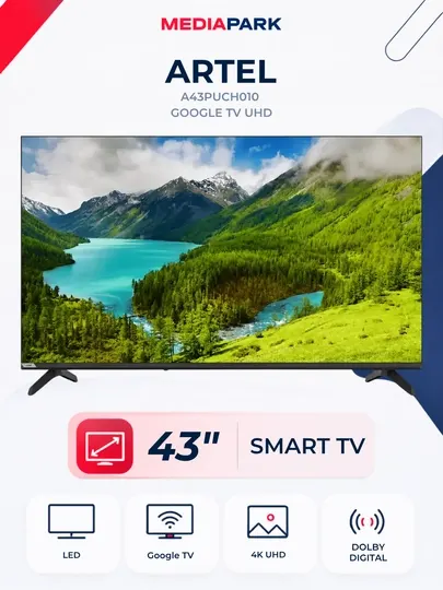 Телевизор Artel A43PUCH010 Google Tv UHD