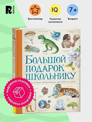 Большой подарок школьнику. Большая энциклопедия для детей от 7 лет. Подарочное издание | Скудери М.