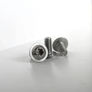 ISO 7380-2 А2 М5х10 винт с полукруглой головкой с фланцем, Torx, нержавейка, 10 шт.