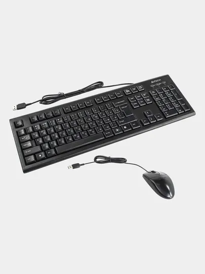A4TECH Клавиатура и мышь KR-8520D White