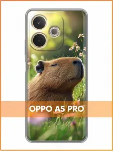 Чехол для OPPO A5 Pro с принтом Капибара