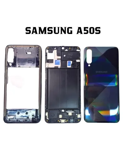 Samsung A50/A50s/A51 корпус, рамка, задняя крышка, слот SIM, кнопки, стекло камеры