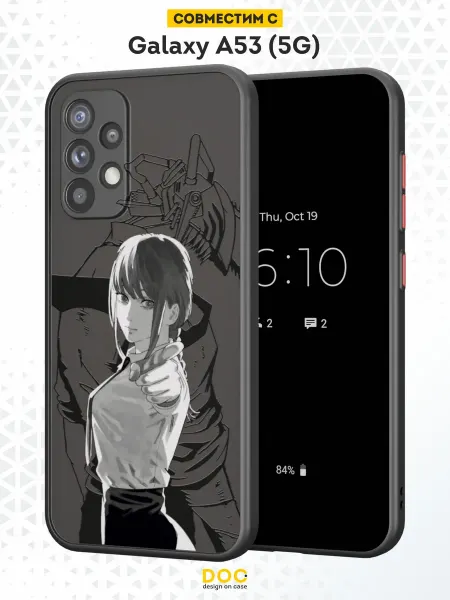 DesignOnCase Чехол Бампер на Samsung A53 с принтом Аниме