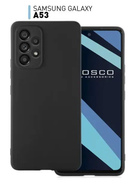 Rosco Тонкий чехол на Samsung A53 черный