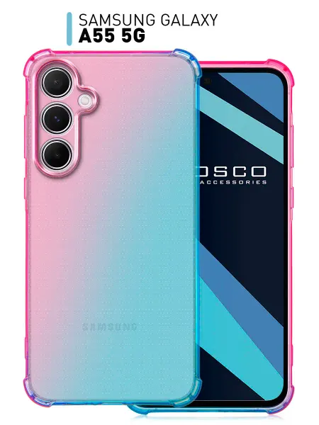 Rosco Чехол на Samsung A55 противоударный градиент