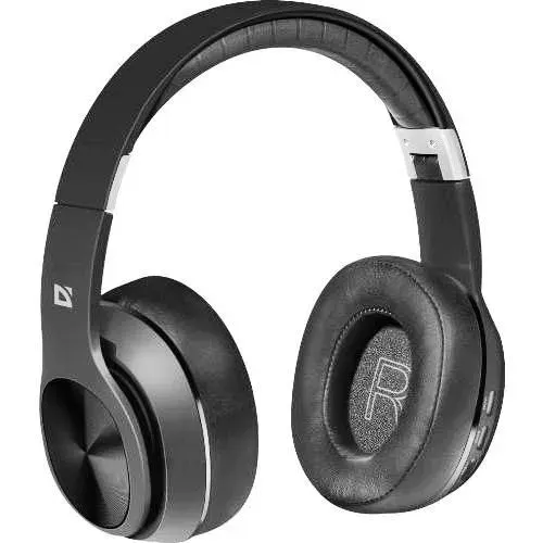 Bluetooth-гарнитура, наушники с микрофоном Defender B540 FreeMotion, беспроводная полноразмерная гарнитура чёрная