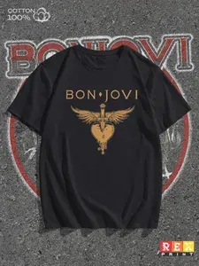 Футболка с принтом Bon Jovi 1 шт