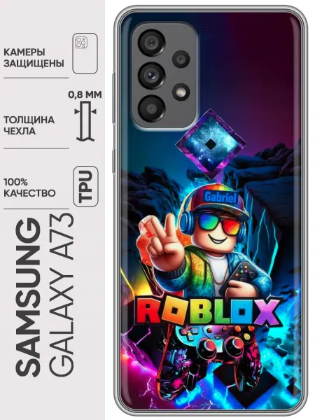 Trendmall Чехол на Samsung Galaxy A73 Roblox Роблокс