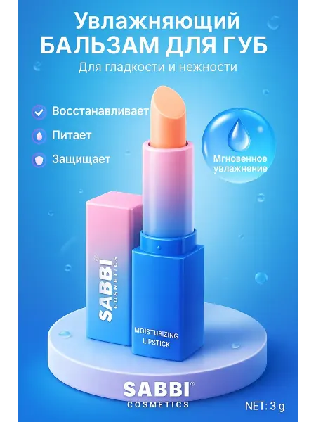 Usya2 Увлажняющий бальзам для губ Abbi Cosmetics
