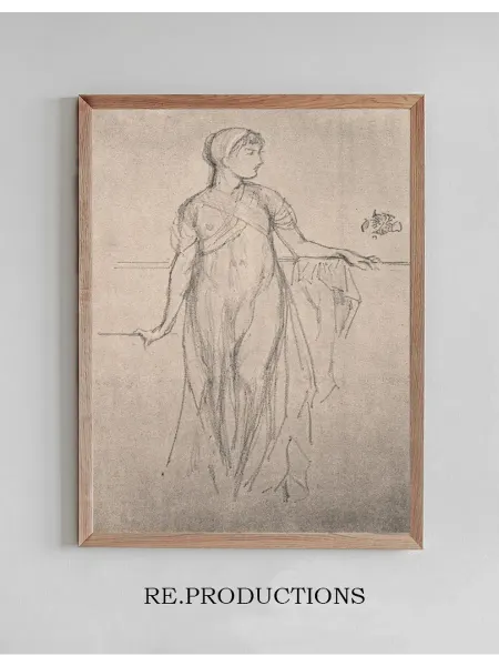 Re.productions Постер Study - James Abbott McNeill Whistler