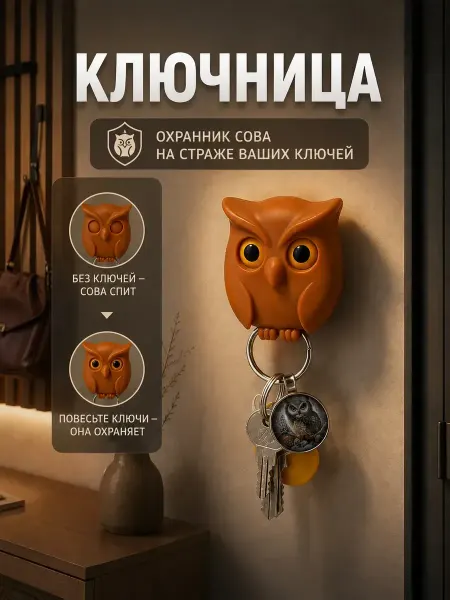 ABMESKY Крючок настенный для ключей самоклеящийся
