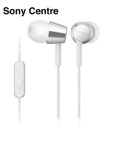 Sony MDR-EX155AP наушники проводные с микрофоном белые