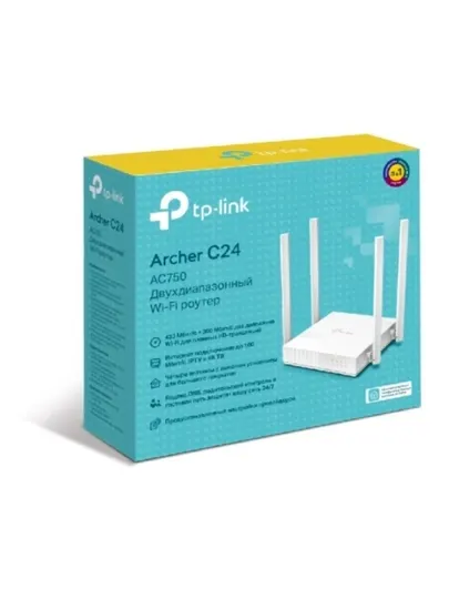TP-Link Archer C24 – Двухдиапазонный роутер Wi‑Fi AC750